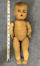Vintage 15" Tall Sleepy Eyed Baby Doll, Jointed Body,  Some Assembly Required  