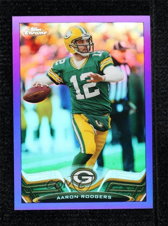 2013 Topps Chrome Retail Purple Refractor 138/499 Aaron Rodgers #150 0j3l
