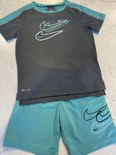 Nike Dri-Fit Shirt Shorts Set Boys, Size 7