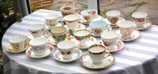 Mismatched Vintage Cups,Saucers, Side Plates, Cake Plates, Milk Jugs/Sugar Bowls