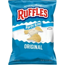 Ruffles Original Potato Chips, Party Size, 13 oz Bag....