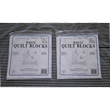 2-Pack Jack Dempsey Needle Art Quilt Blocks #190 Flowers & Butterflies New