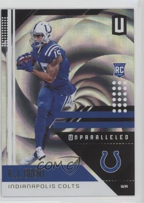 2018 Panini Unparalleled Whirl 16/100 KJ Brent #87 Rookie RC 0l1