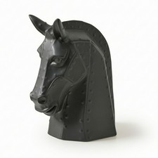 Horse Head Tissue Box Luxury Decorative Piece Elegant for Vanity, Office Desk