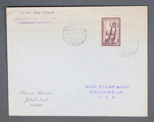MayfairStamps Finland FDC 1946 Helsinki Festival First Day Cover aaw_56489