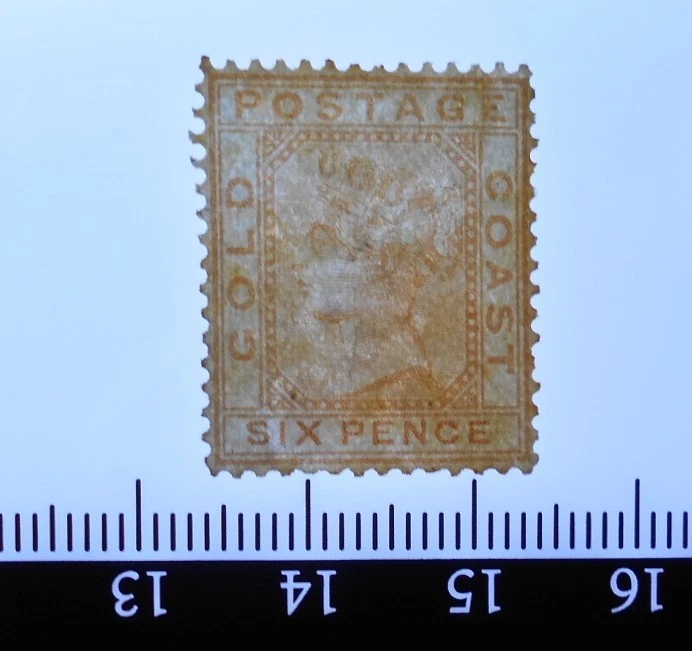 Gold Coast 1879 6d Orange Hinged Mint SG8 CV £375 - Image 3 of 4