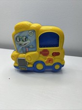 2014 Leap Frog Fridge Phonics School Bus Clean Works No Letters TESTED