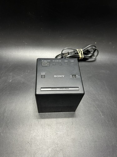 Sony ICF-C1 Desktop Alarm Clock AM FM Radio Black Sony ICFC1 - Picture 2 of 6