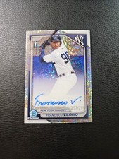 2024 TOPPS CHROME BOWMAN FRANCISCO VILORIO AUTO MINI DIAMOND SPARKLE /299