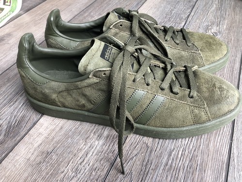 Dark Green Suede BZ0078 Men 11 shoes 