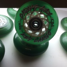 Roller Derby 76mm In-line Skate Wheels and 608z abec 1 bearings