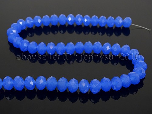 Freeshipping 100Pcs Top Quality Czech Crystal Faceted Rondelle Beads 7x 10mm - Picture 57 of 58