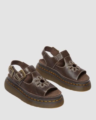 Dr Martens★DUNNET FLOWER サンダル★KELP BROWN Dr. Martens DUNNET FLOWER Sandal KELP BROWN 40526200 AR