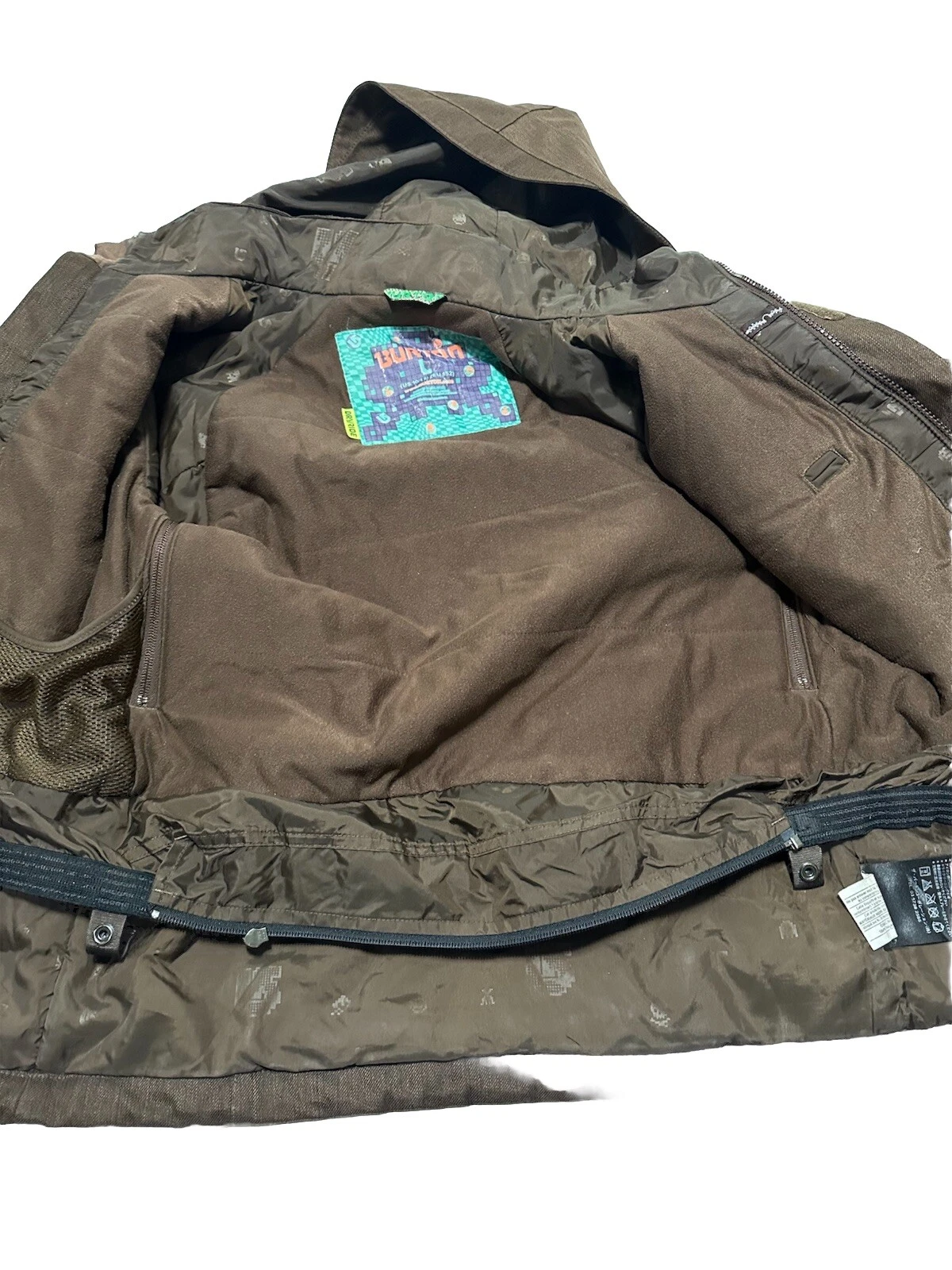 burton dry ride 2 piece snow suit jacket