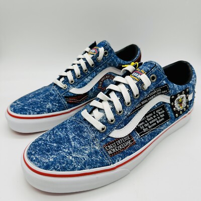 Vans Cobra Kai Old Skool Eagle Fang Shoes Denim Men s Size 11 NWT