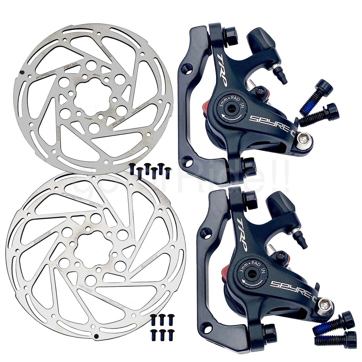 TRP Spyre-C Bike Disc Brake Calipers Mechanical,F 180,R 160mm+
