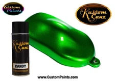 Kustom Canz GREEN CANDY 12 oz AEROSOL CAN Custom Paint, Motorcycle, Autopaint