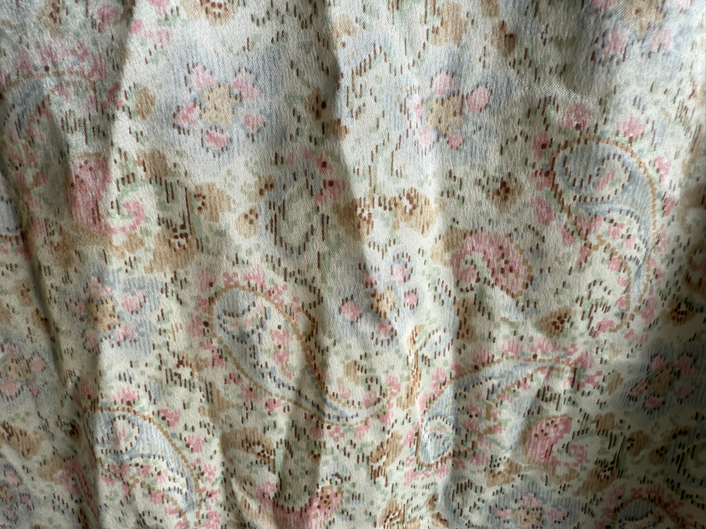 Vintage 1990s Fantasies by Morgan Taylor Paisley Floral Nightgown Size P