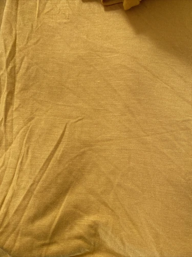 Yellow Fabric Stretchy Rayon Spandex Knit one yard Four Way