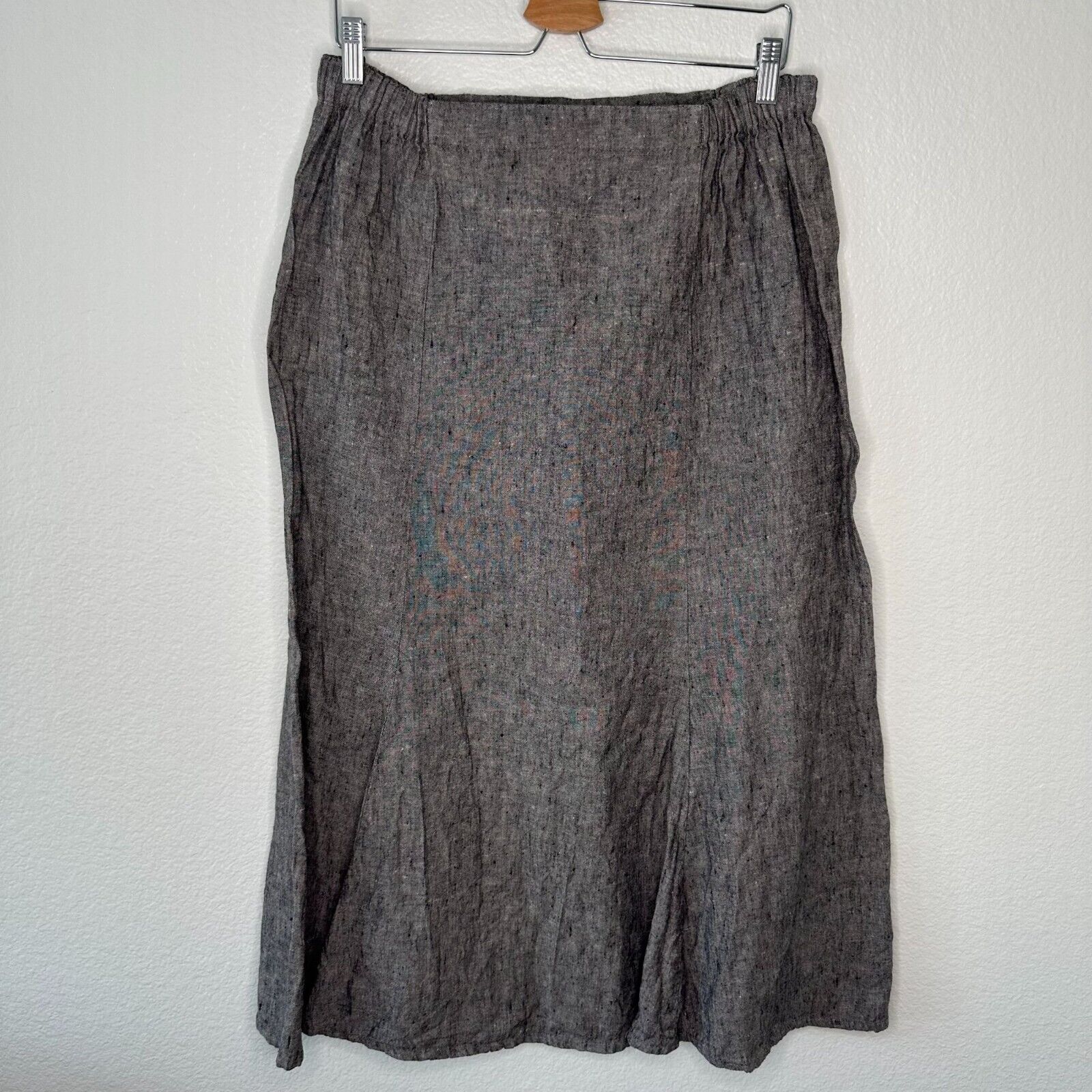 Flax Women's Skirt 100% Linen Long Line Midi Leng… - image 1