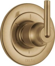 Delta 6-Setting 3 Port Diverter Trim Champagn...