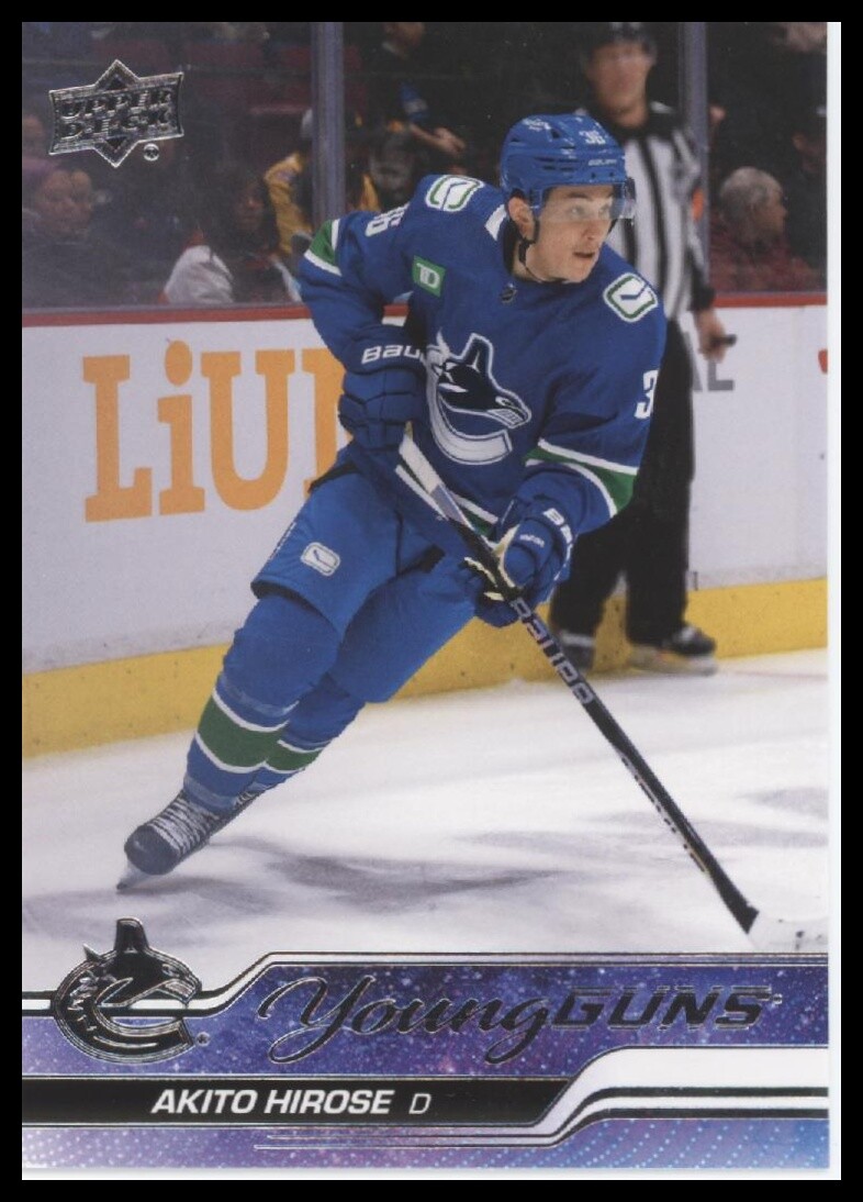 2023-24 Upper Deck #242 Akito Hirose