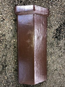 1 antique block building brick wall clay tile caps covers Wall tile Straight