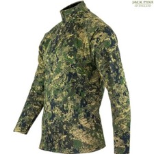 JACK PYKE ARMOUR TOP DIGICAM CAMO FAST WICKING 1/4 ZIP TOP T-SHIRT MENS S-3XL 