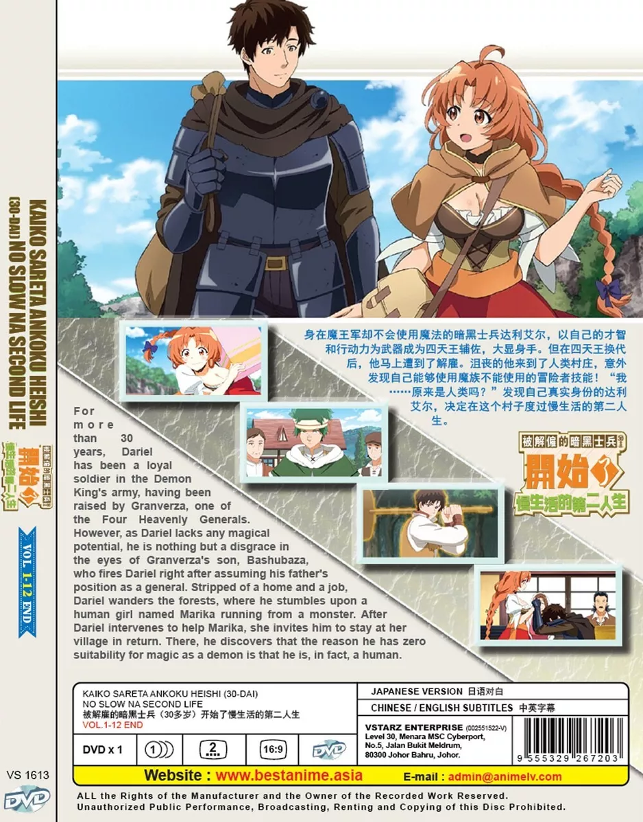 DVD ANIME KAIKO SARETA ANKOKU HEISHI (30-DAI) VOL.1-12 END REG ALL ENG SUBS