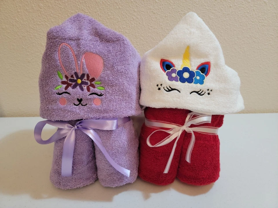 Toalla de baño con capucha para bebés y niños Foto 2 de 4