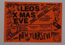 Rave Flyer-Xmas 1989 at the Rec Lion - Size A6-MINT