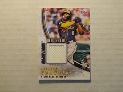 2025 Topps 1 Major League Materials Jersey Card of Jackson Chourio