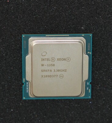 Intel Xeon W-1350 Rocket Lake 3.3 GHz 12MB L3 Cache LGA 1200 | eBay 
