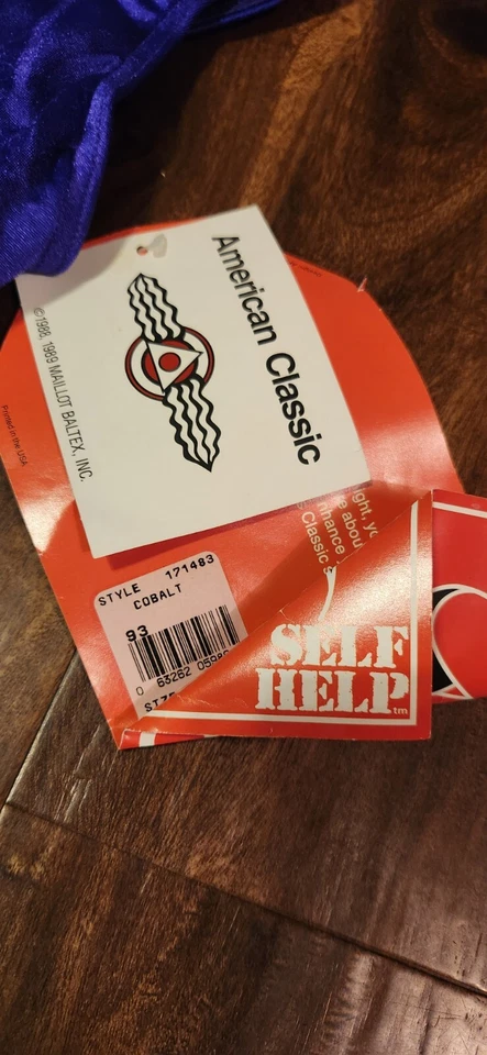 Traje de baño vintage 1989 nuevo con etiquetas púrpura rosa azul verde talla 14 ver medida (C5) Foto 2 de 4