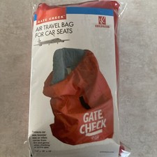 J.L. Childress Gate Check Travel Bag for Car Seat, Booster Seat Red 34x18x18 NEW