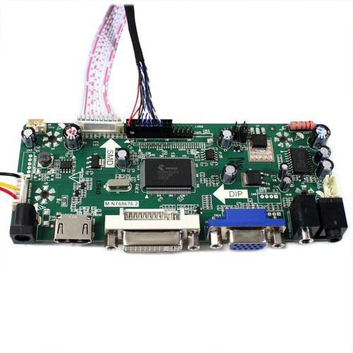 HD DVI VGA LCD Controller Board 15" 1024x768 LP150X09 LTN150XB QD15XL06 LCD - 第 5/6 張圖片