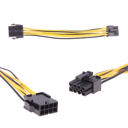 Adapter PCI-E CPU EPS 8 Pin To Dual 8P Power Splitter Graphics Card Cable - Afbeelding 9 van 12