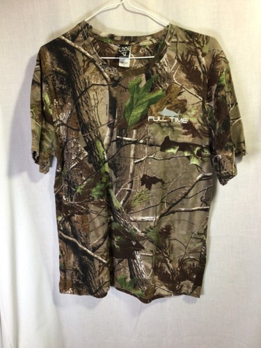 Code V Camo Large (Fish/Boat) Medium Cotton T Shirt T19