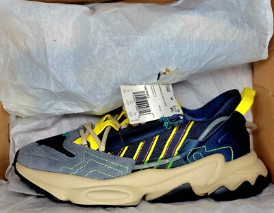 Adidas Yellow Shoes Zipper Adidas Originals Ozweego Zip Legend Ink