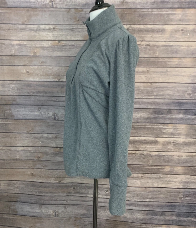 Athleta 1/2 拉链抓绒衬里套衫夹克(尺寸:S) — 第 2/4 张图片