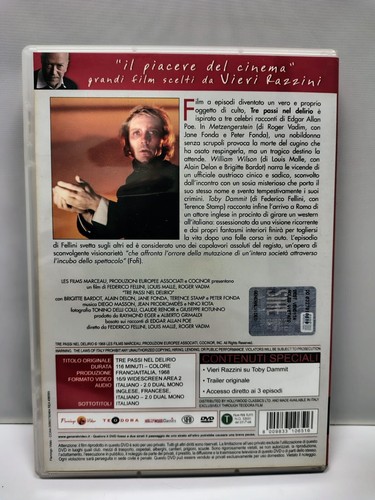 Dvd Tre Passi Nel Delirio - (1968) - nuovo - fellini - Foto 2 di 2