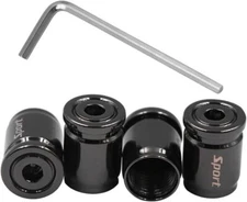 4PCS Locking Car Tire Valve Stems Caps Anti-Theft Auto Wheel Valve Stem Covers