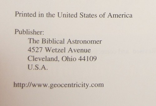 A Geocentricity Primer / The Geocentric Bible 4 The Biblical Astronomer 2004 VG+ - Picture 3 of 11