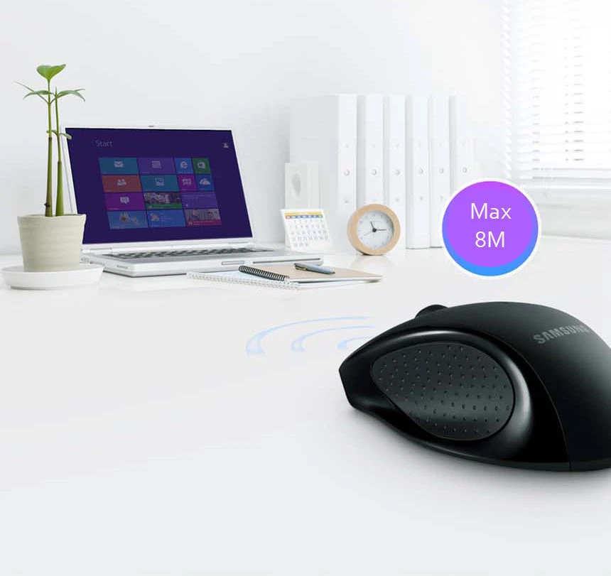 Samsung SMO-3550B 2.4G Wireless Mouse Mobile Optical Light Sensor 1600dpi - Image 2 of 4