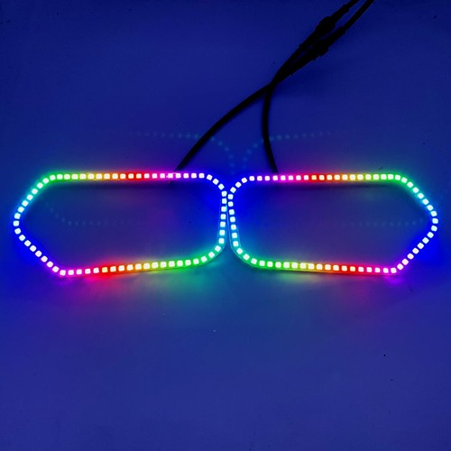 2pcs Color Chasing LED Halo Ring Headlight For Polaris RZR 570 800 800S XP 900 - Bild 5 von 10