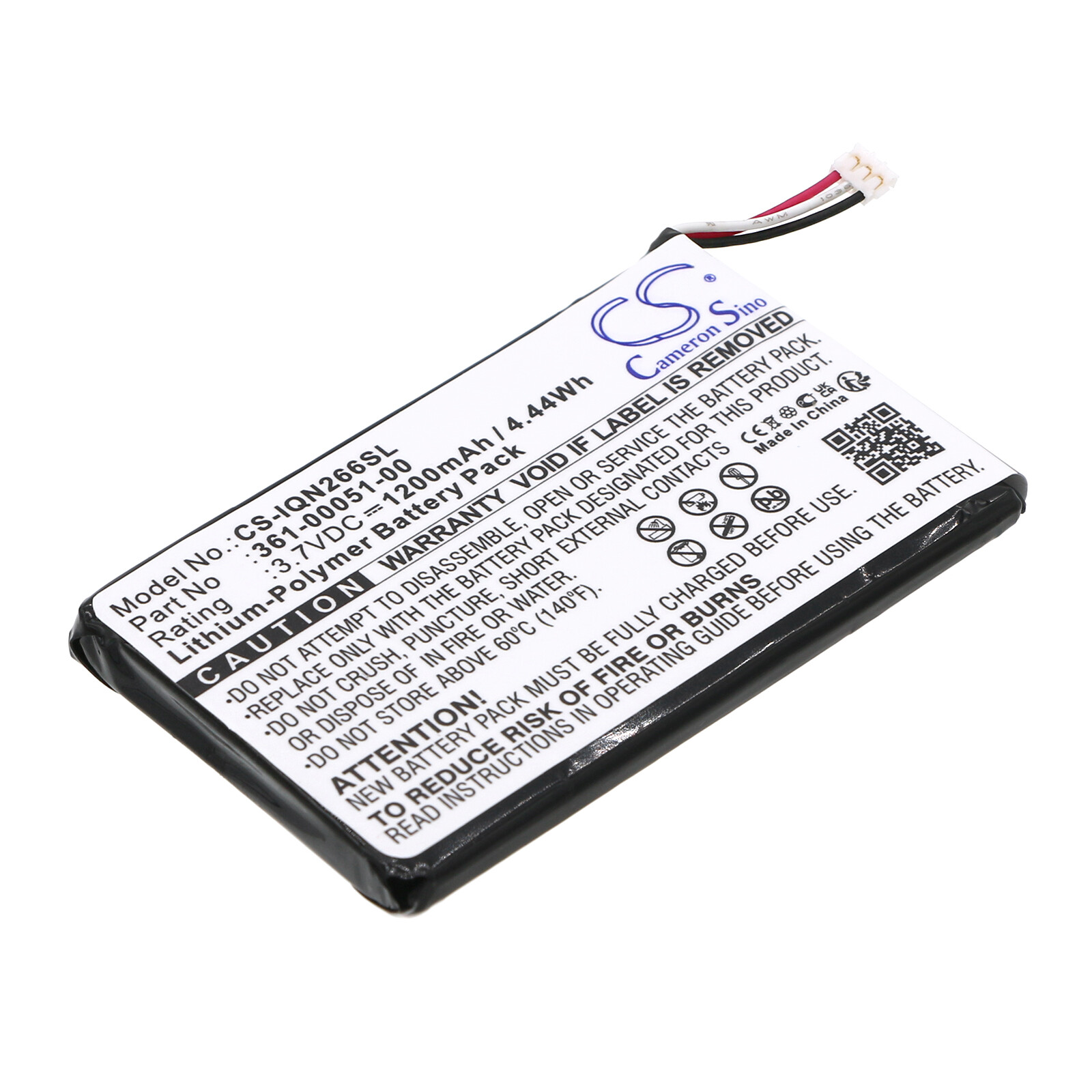 Battery for Garmin 361-00051-02 GPS Nuvi 2460LMT 2595LM 2595LMT 2660LMT 2669LMT