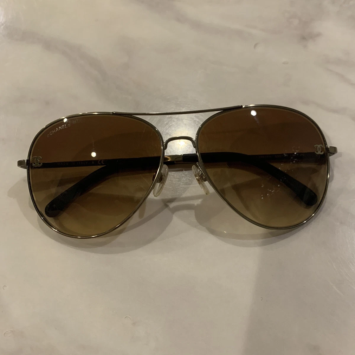 Chanel Aviator Tinted Sunglasses