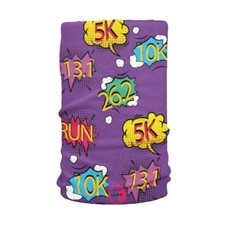 Lunabands Purple Runner Neck Warmer Cycling Bandana Running Headband Tube Snood