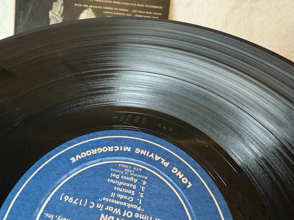 1950 Joseph Hadyn Mass In Time Of War Haydn Society Vinyl Record HSLP-2021 - Image 4 of 4