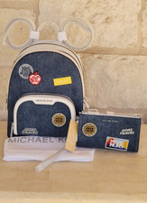 Michael Kors Denim Exterior Backpack Bags Handbags for Women for